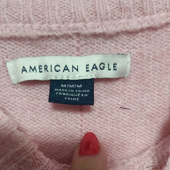 M🩷American Eagle Whoa So Soft Valentine's Day Sweater - Picture 7 of 12